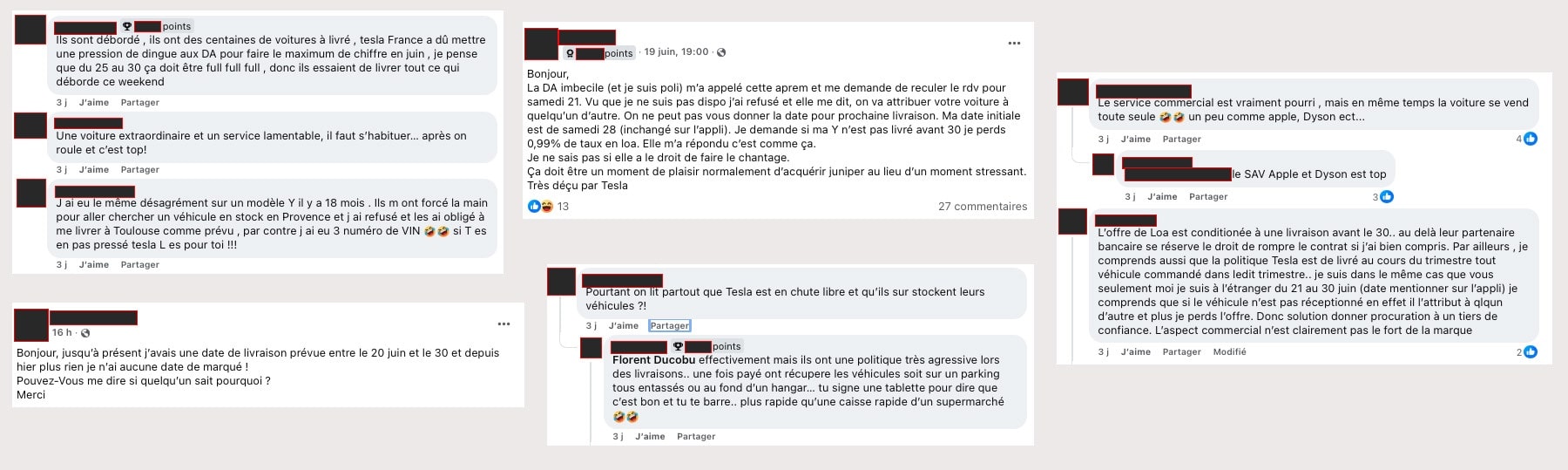 Commentaires sur Tesla