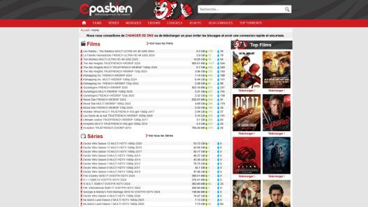 cpasbien est votre plateforme incontournable pour découvrir et télécharger des films, séries, jeux et logiciels en toute simplicité. profitez d'une vaste sélection de contenus à portée de clic, avec des mises à jour régulières et une interface conviviale.