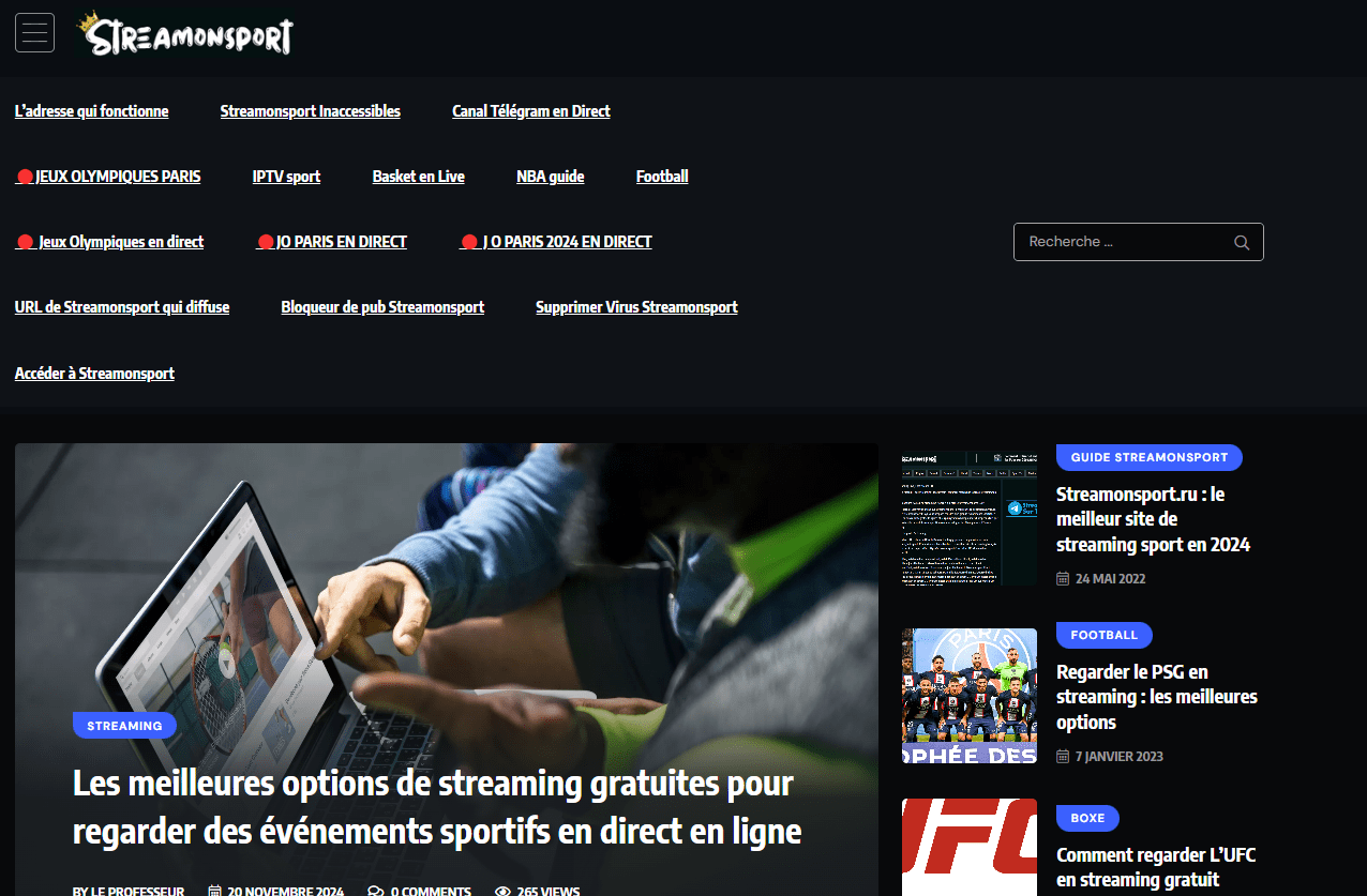 découvrez streamonsport, votre portail incontournable pour suivre en direct tous vos événements sportifs préférés. bénéficiez de flux en haute définition et d'une expérience immersive sur vos compétitions favorites, le tout à portée de main.