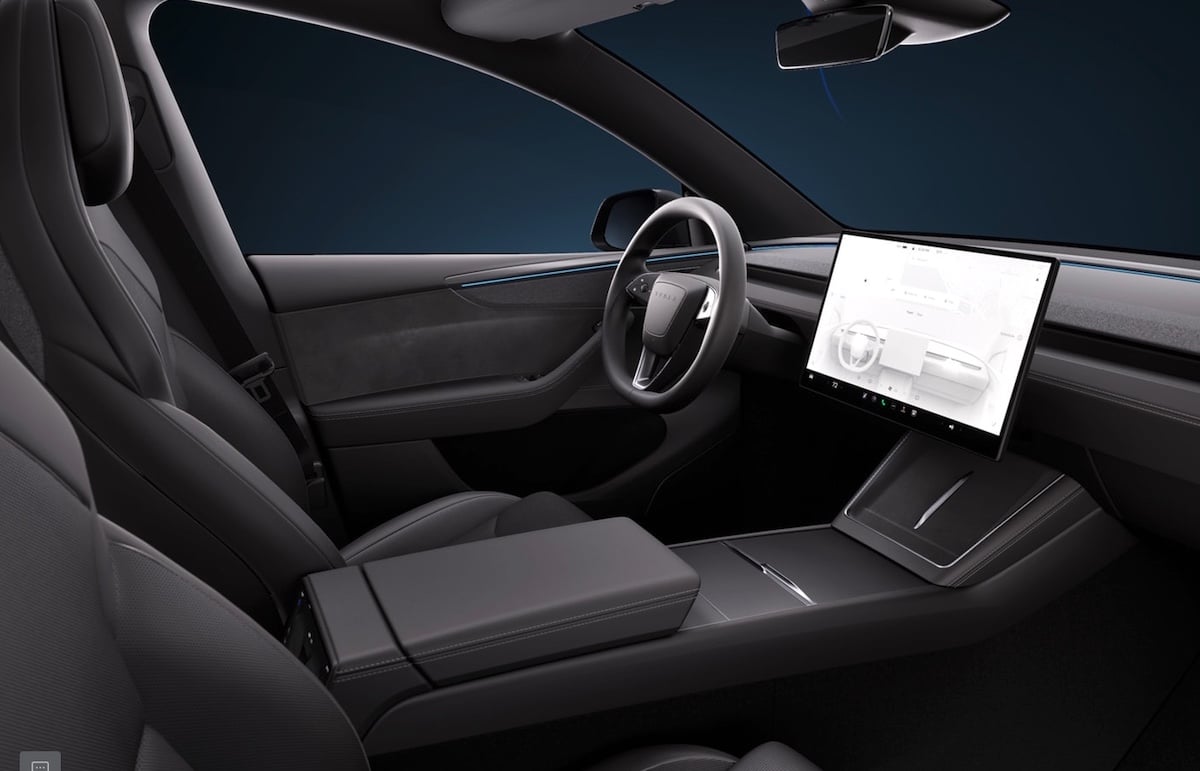 Vue avant du Model Y L