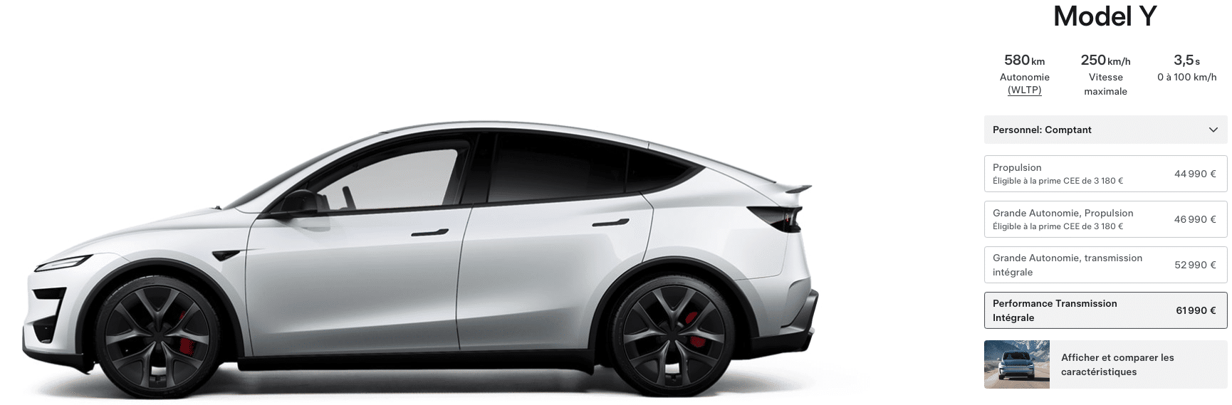 Tesla Model Y Performance