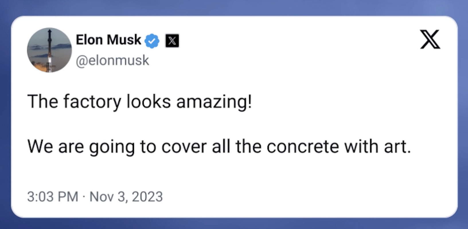 Elon Musk promet de transformer la Gigafactory