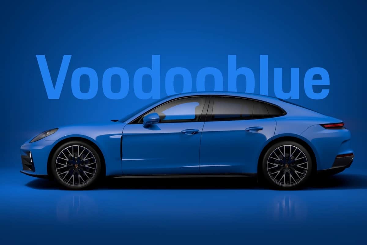Porsche paint Panamera Voodooblue
