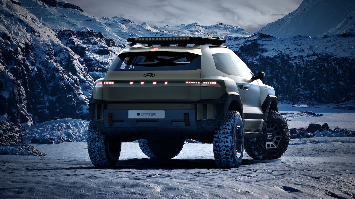 Hyundai CRATER Concept à l'avant