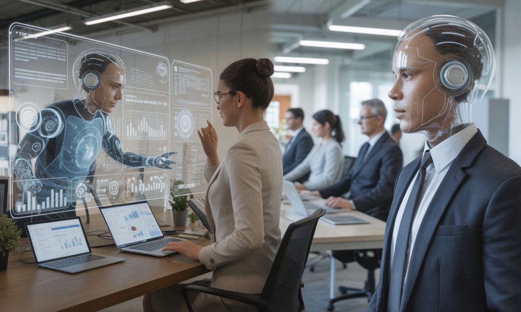 découvrez comment deux intelligences artificielles aux rôles complémentaires révolutionnent notre quotidien : l'une améliore notre productivité tandis que l'autre préserve nos emplois.