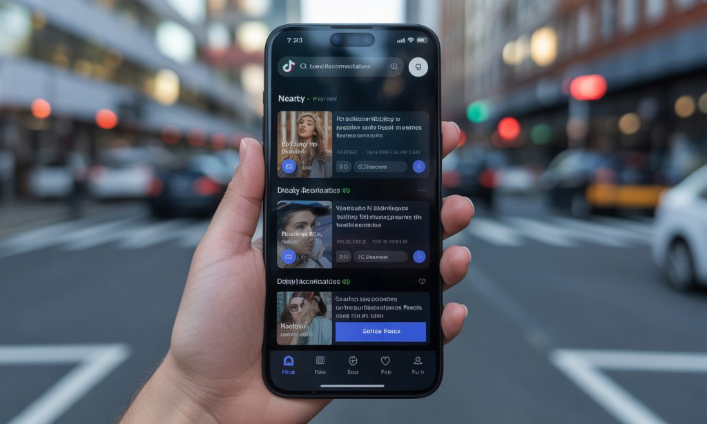 découvrez « à proximité » sur tiktok, un nouveau fil personnalisé qui vous propose des recommandations locales adaptées à vos goûts et à votre localisation.