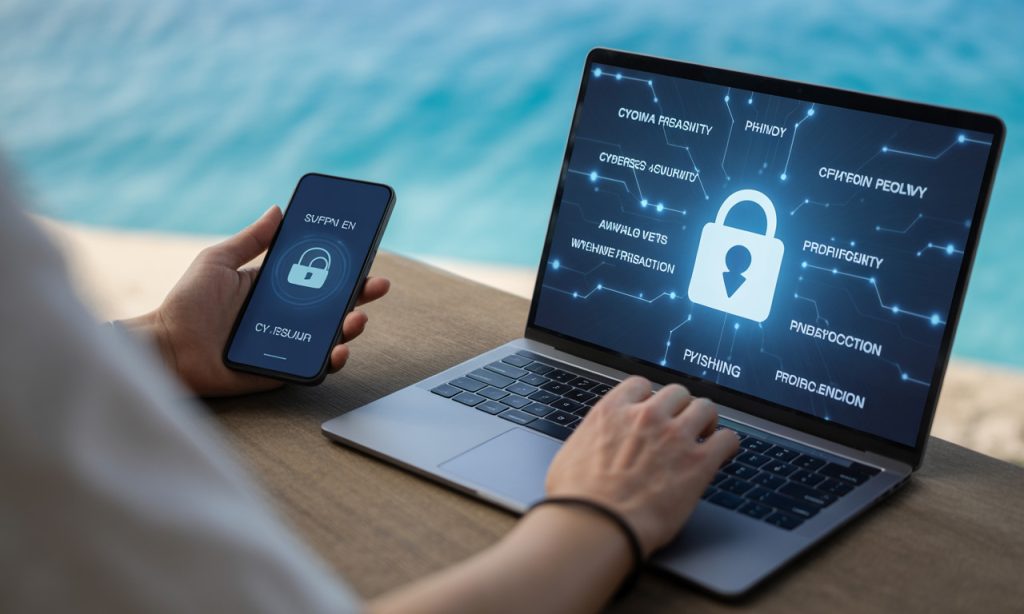 découvrez comment les cybercriminels profitent de notre vigilance affaiblie pendant les vacances en ligne pour mener leurs attaques et apprenez à vous protéger efficacement.